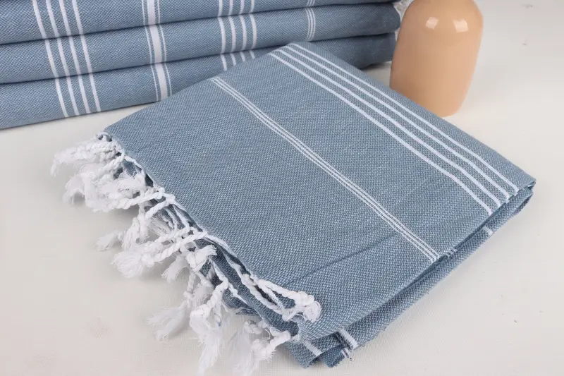 Organic Turkish towel, Turkish beach towel, Gift For Mom, 70x40 Cotton Striped Towel, Bridesmaid Towel, Valentines Day Gift For Her, Custom Towel - 5