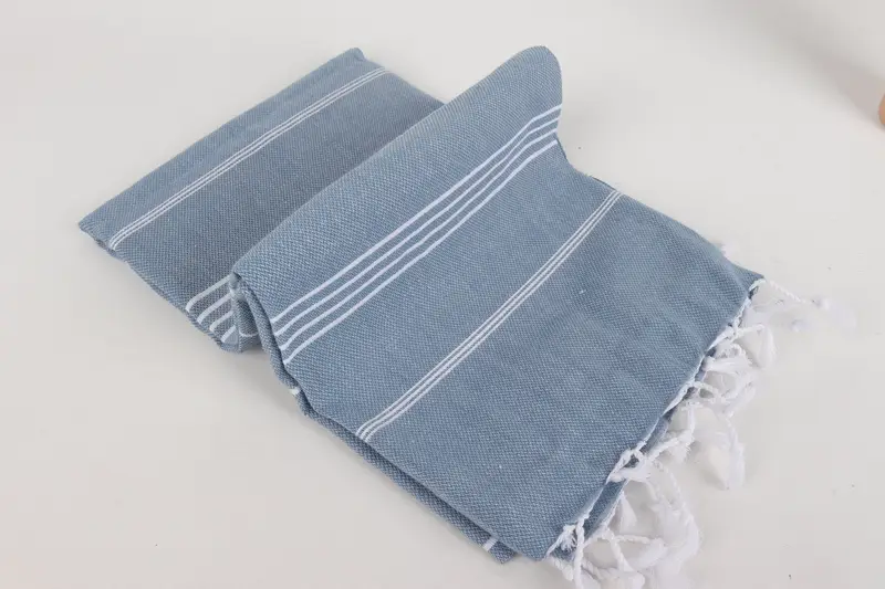 Organic Turkish towel, Turkish beach towel, Gift For Mom, 70x40 Cotton Striped Towel, Bridesmaid Towel, Valentines Day Gift For Her, Custom Towel - 6