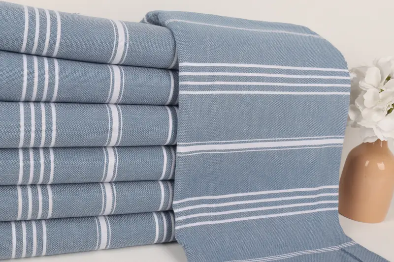 Organic Turkish towel, Turkish beach towel, Gift For Mom, 70x40 Cotton Striped Towel, Bridesmaid Towel, Valentines Day Gift For Her, Custom Towel - 2