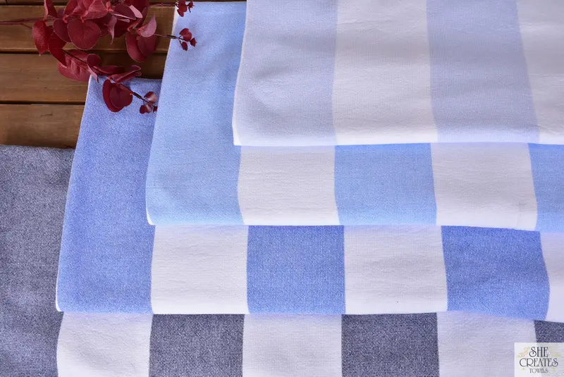 Valentines Day Gift For Him, Personalized Wedding Gift, Luxury Beach Towel, 68x36 Cotton Striped Terry Towel, Organic towel, Organic Turkish towel - 4