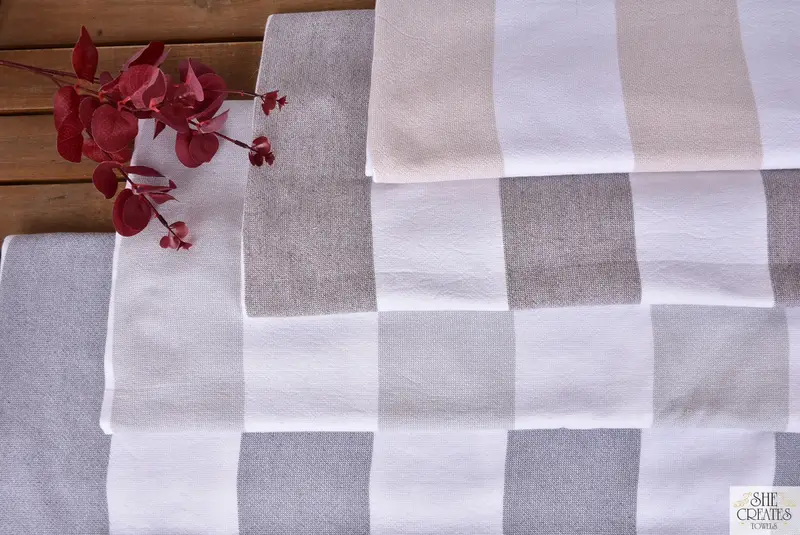 Valentines Day Gift For Him, Personalized Wedding Gift, Luxury Beach Towel, 68x36 Cotton Striped Terry Towel, Organic towel, Organic Turkish towel - 5