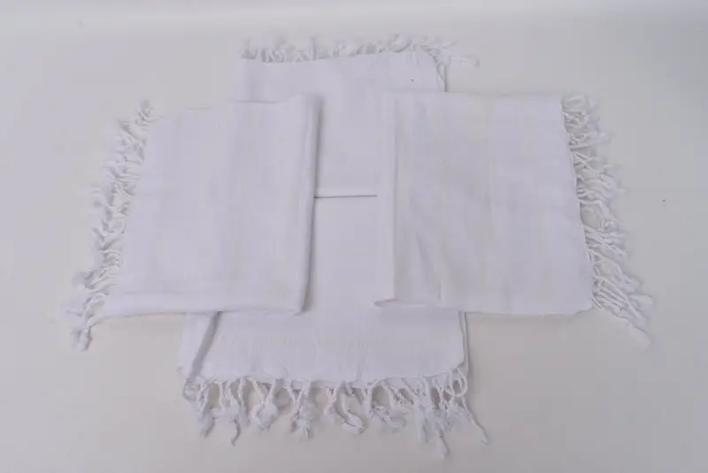 Monogramlı el havlu, kişiselleştirilmiş mutfak havlu, nedime teklif hediyesi, onun için hediye, mutfak havlusu, 40x24 pamuklu çizgili havlu, tatil havlu - 6