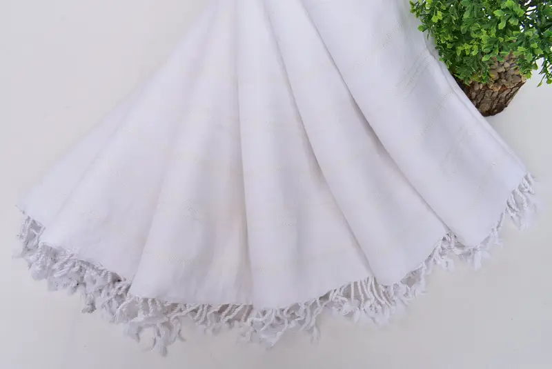 Monogramlı el havlu, kişiselleştirilmiş mutfak havlu, nedime teklif hediyesi, onun için hediye, mutfak havlusu, 40x24 pamuklu çizgili havlu, tatil havlu - 4