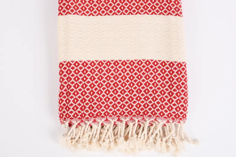 Handmade Turkish Towel, 70x40 Cotton Geometric Towel, Customized Towels, Soft towel, Gym Towel, Travel towel, Bachelorette Party Gifts Bridesmaids - 3