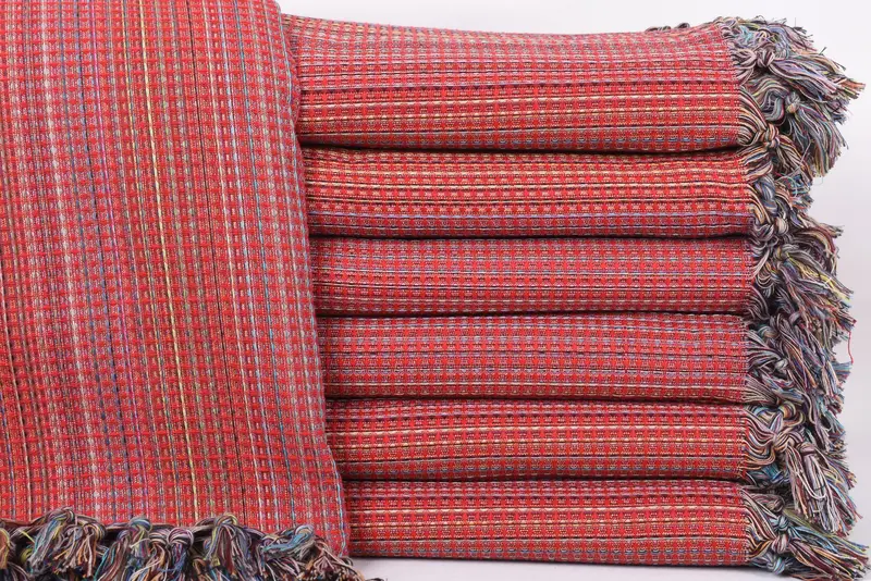 Housewarming Gift, Decorative Bedspread, Personalize Gift, Turkish Throw Blanket, Tablecloth, 92x88 Cotton Geometric Towel, Turkish Blanket
