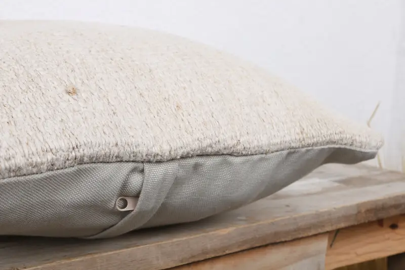 Gift Pillow, 14x14 White Pillow, Farmhouse Cushion Case, Antique Pillows, Turkish Kilim Pillow, Pillow Cover, Comfy Throw Pillow Case - 6
