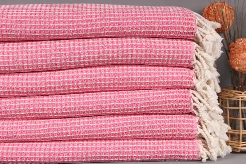 68x36 Cotton Waffle Towel, Custom Wedding Towel, Summer Towel, Turkish Towel Beach, Anniversary Gift For Her, Travel towel, Quick-dry peshtemal - 2