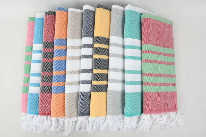 Bachelorette Party Favors, 68x36 Cotton Chevron Towel, Housewarming Gift, Pool Towels, Sand-resistant towel, Organic Beach Towel, Wedding Gift Ideas - 2