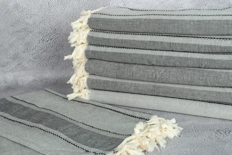 Gift Towel, Large Turkish Towel, Beach Towel Gift, Spa Gift Towel, Bridal Shower Favors, 68x40 Cotton Striped Towel, Valentines Day Gift For Her - 2