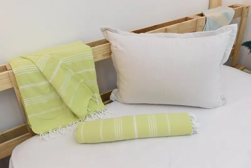 Turkish Bedcover, Bachelor Gift, 96x80 Cotton Striped Towel, Aesthetic Blanket, Throw Blanket Couch, Bedspread, Bridesmaid Gifts, Best Wedding Gift - 5