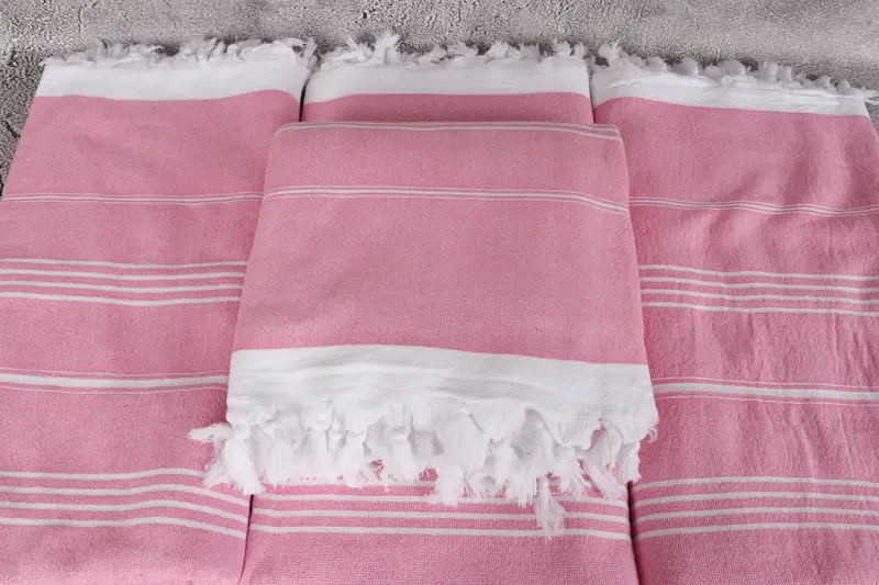 Turkish Towel USA, Turkish beach towel, Organic Towel, 70x36 Cotton Striped Terry Towel, Bridesmaid Towel, Bridal Shower Gifts, Personalized Towel - 4