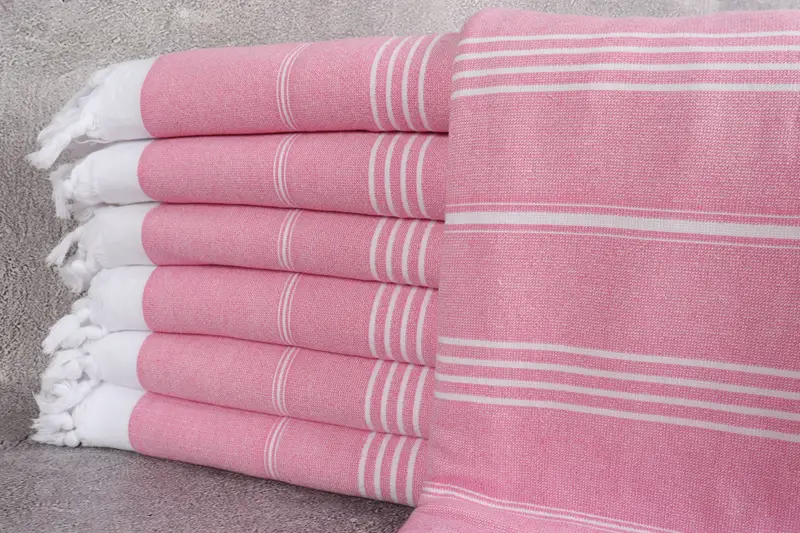 Turkish Towel USA, Turkish beach towel, Organic Towel, 70x36 Cotton Striped Terry Towel, Bridesmaid Towel, Bridal Shower Gifts, Personalized Towel - 1