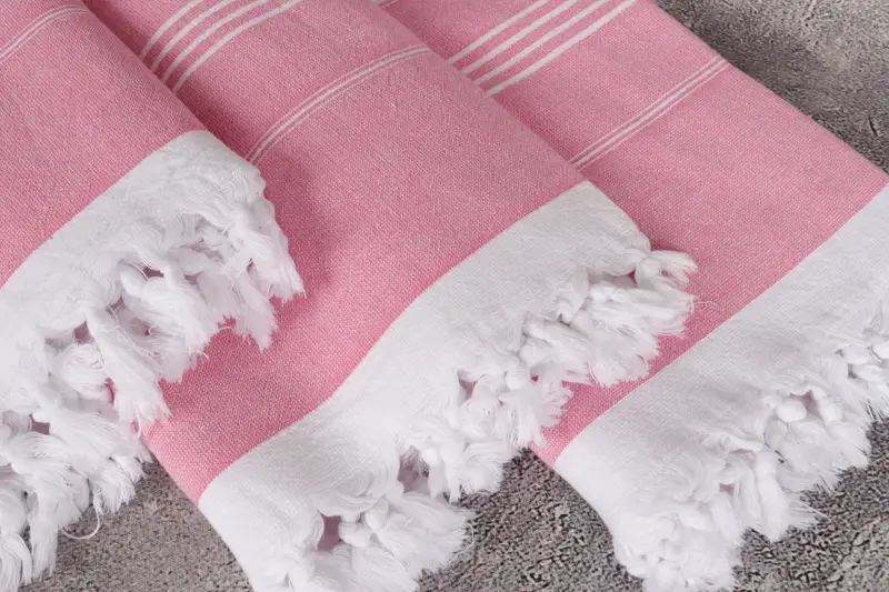 Turkish Towel USA, Turkish beach towel, Organic Towel, 70x36 Cotton Striped Terry Towel, Bridesmaid Towel, Bridal Shower Gifts, Personalized Towel - 5