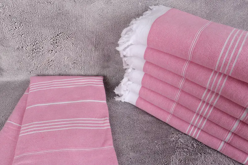 Turkish Towel USA, Turkish beach towel, Organic Towel, 70x36 Cotton Striped Terry Towel, Bridesmaid Towel, Bridal Shower Gifts, Personalized Towel - 2