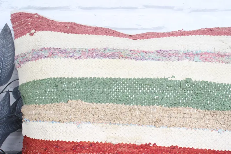 Pillow, Kilim Pillow Cover, Nautical Throw Pillow Case, Antique Pillows, Pillow for Couch, 24x24 Beige Pillow, Shabby Chic Pillow Sham - 2