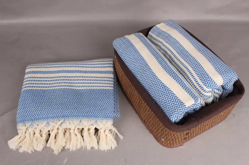 Bachelorette Party Gifts, 70x40 Cotton Striped Towel, Custom Bath Towel, Gift For Him, Gift For Best Friend, Organic towel, Housewarming Gift - 5