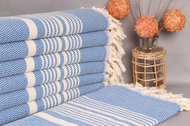 Bachelorette Party Gifts, 70x40 Cotton Striped Towel, Custom Bath Towel, Gift For Him, Gift For Best Friend, Organic towel, Housewarming Gift - 1