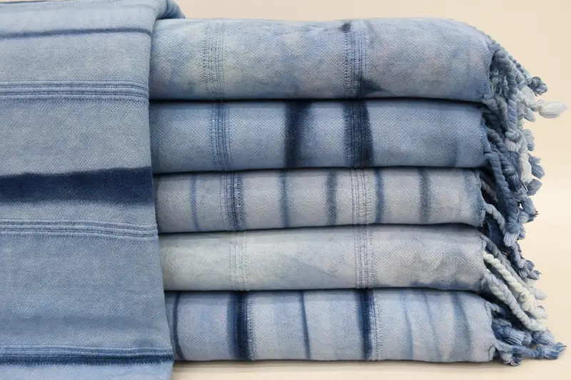 Bridesmaid Gift Towel, Sand-free towel, 64x38 Cotton Tie Dye Stonewashed Towel, Beach Wedding Favor, Turkish bath towel, Wedding Shower Gift - 2