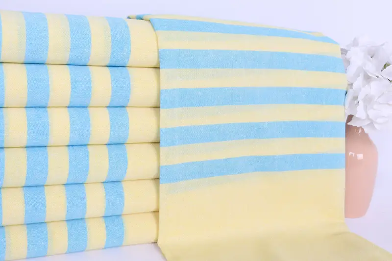 Personalized Turkish Beach Towel, Personalized Turkish Towel, Best Friend Gift Ideas, 70x36 Cotton Striped Towel, Soft towel, Turkish Towel USA - 2
