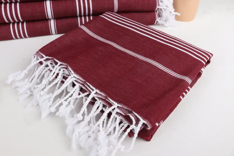 Custom Turkish Towel, Large Turkish Towel, Custom Gifts, 70x40 Cotton Striped Towel, Bachelorette Party Gifts, Bachelorette Party Decorations - 4