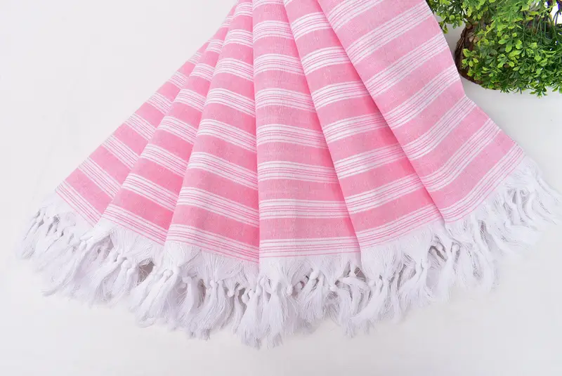 Bath towel, Birthday Gift, Turkish Bath Towel Set, 70x40 Cotton Striped Towel, Monogram Turkish Bath Towel, Quick-Dry Beach Towel, Soft towel - 4