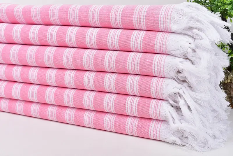 Bath towel, Birthday Gift, Turkish Bath Towel Set, 70x40 Cotton Striped Towel, Monogram Turkish Bath Towel, Quick-Dry Beach Towel, Soft towel - 3
