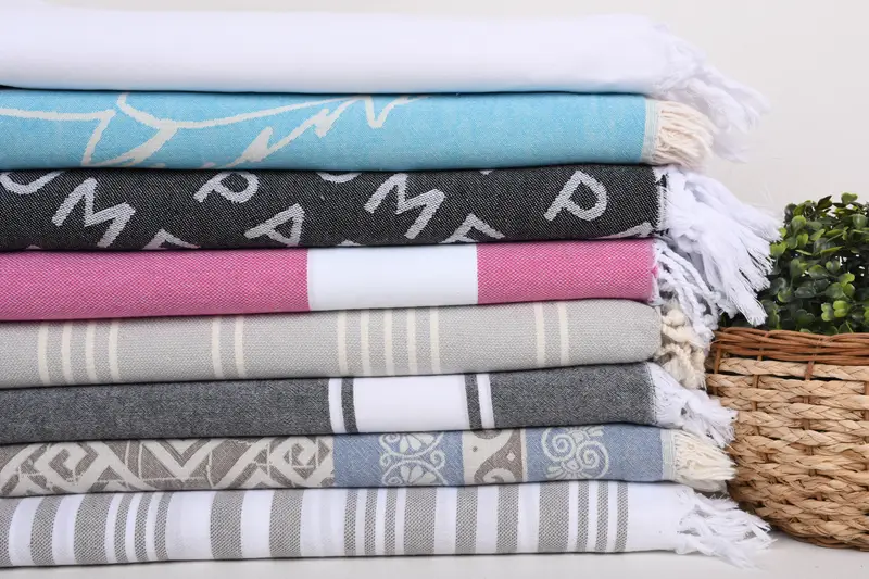 70x40 Cotton Set of 8 Towel, Quick-Dry Beach Towel, Gift For Boyfriend, Best Friend Gift, Personalized Turkish Towel, Turkish Bath Towel USA - 2