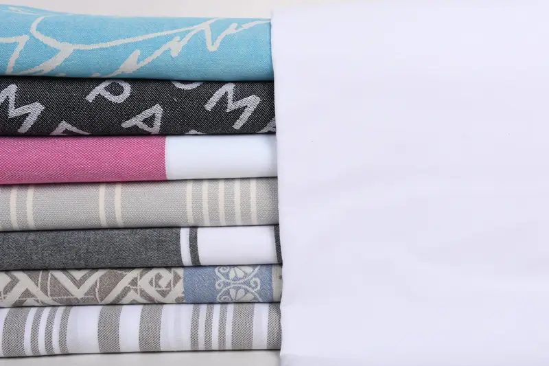 70x40 Cotton Set of 8 Towel, Quick-Dry Beach Towel, Gift For Boyfriend, Best Friend Gift, Personalized Turkish Towel, Turkish Bath Towel USA - 1