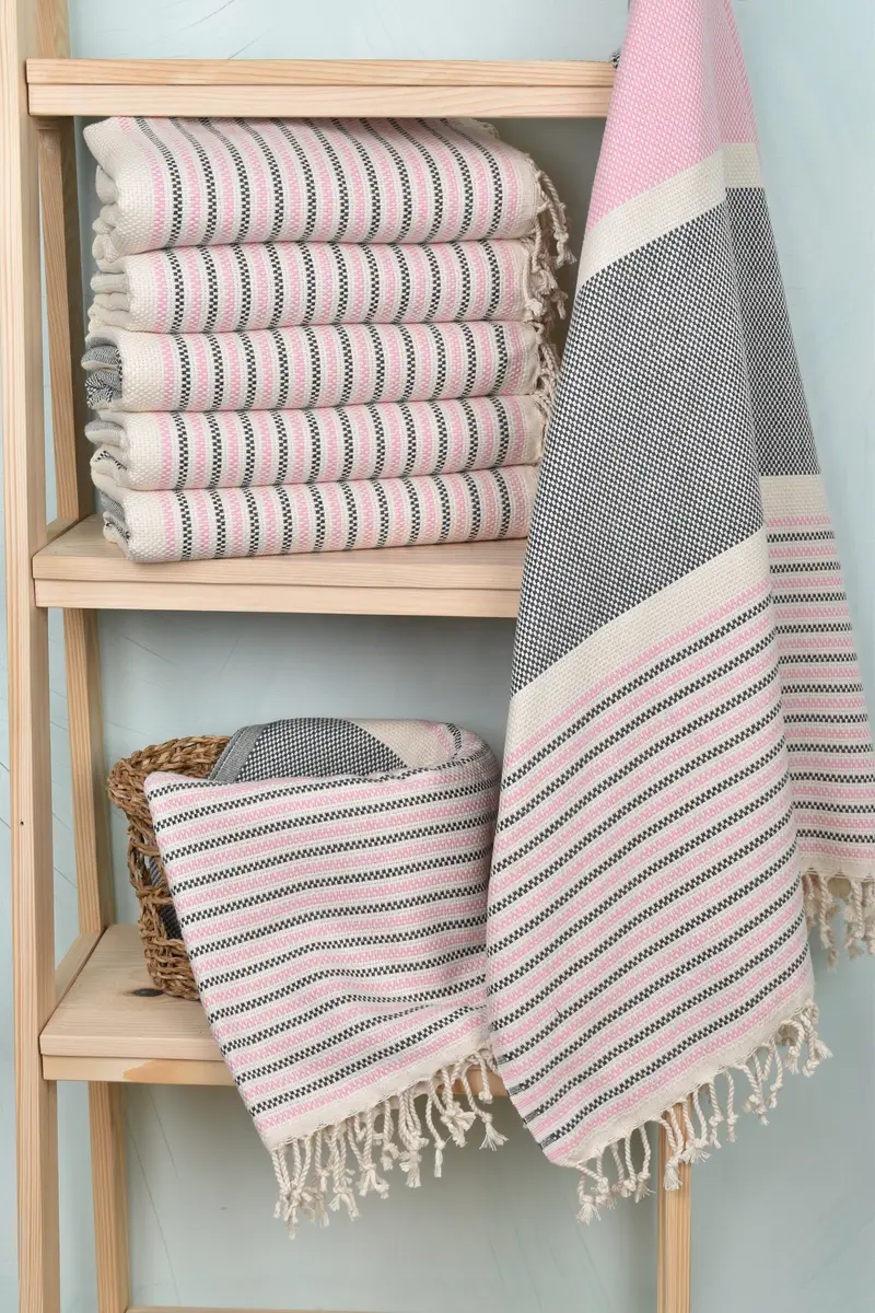 Gym Towel, Gifts For Him, Personalized Bridesmaid Gift, Bridal Party Gifts, 70x40 Cotton Geometric Towel, Organic Cotton Towel, Personalized Gift - 3