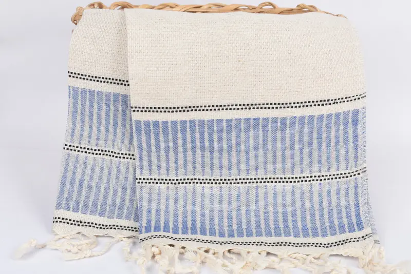 Spa Towel, Monogrammed Hand Towel, Custom Hand Towel, Christmas Gift, Best Wedding Gift, Gift For Her, 40x20 Linen Striped Towel, Personalized Gifts - 5