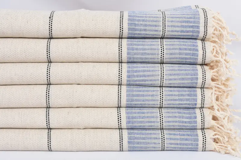 Spa Towel, Monogrammed Hand Towel, Custom Hand Towel, Christmas Gift, Best Wedding Gift, Gift For Her, 40x20 Linen Striped Towel, Personalized Gifts - 3