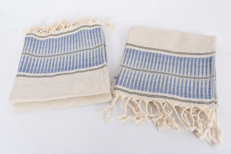 Spa Towel, Monogrammed Hand Towel, Custom Hand Towel, Christmas Gift, Best Wedding Gift, Gift For Her, 40x20 Linen Striped Towel, Personalized Gifts - 7
