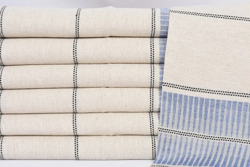 Spa Towel, Monogrammed Hand Towel, Custom Hand Towel, Christmas Gift, Best Wedding Gift, Gift For Her, 40x20 Linen Striped Towel, Personalized Gifts - 2