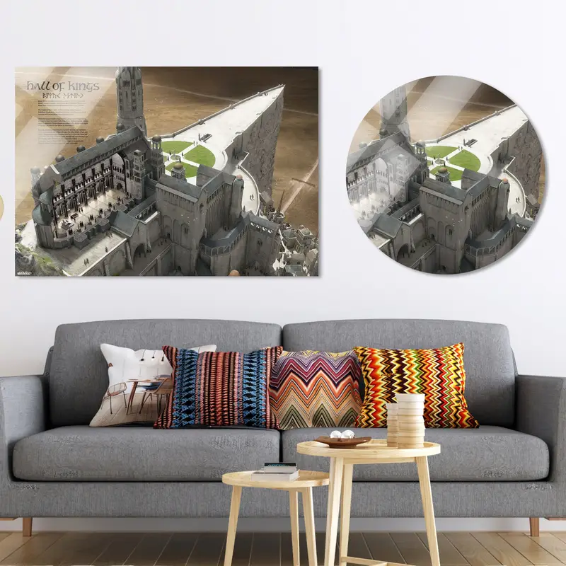 King City Bilim Kurgu Fantazi Filmi Kanvas Tablo