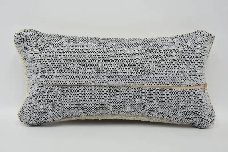 8x16 Beige Pillow Cover, Handwoven Pillow Cover Cushion, Vintage Pillow, Bench Cushion Cover, Antique Pillows, Vintage Kilim Throw Pillow, Cushion - 6