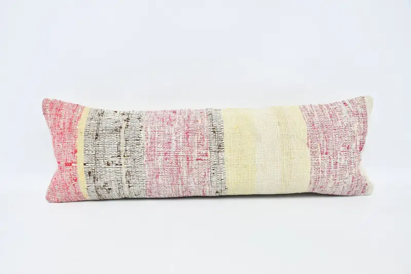 Interior Designer Pillow, Boho Pillow Sham Cover, Couch Pillow Cover, 12x36 Pink Cushion Cover, Cushion Case, Gift Pillow, Comfy Throw Cushion Case - 1
