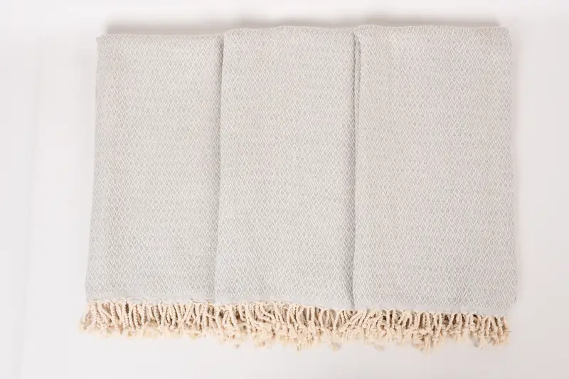 Wedding For Favor, Sand-resistant towel, Quick-drying peshtemal towel for poolside, Wedding Gift, 70x40 Cotton Diamond Towel, Luxury towel - 7