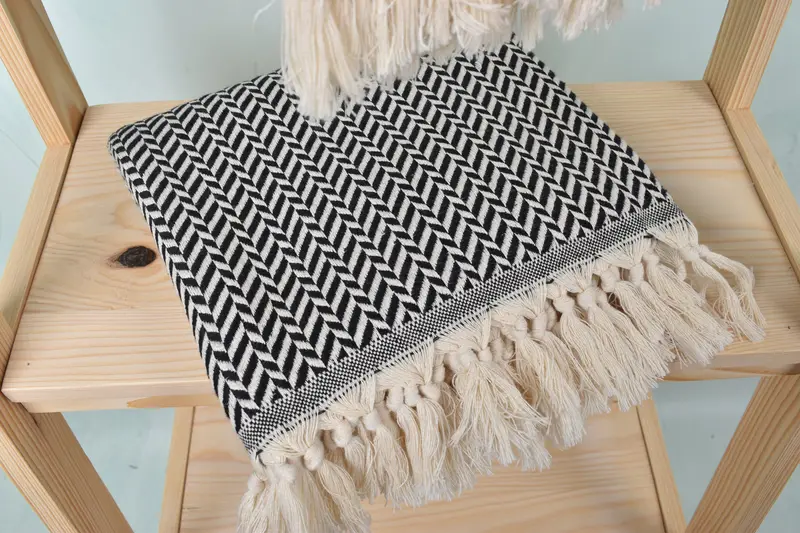 70x40 Cotton Chevron Towel, Gift For Him, Best Wedding Gift, Home Decor Towel, Custom Wedding Gift, Custom Gift, Summer Towel, Bulk Order Towel - 5