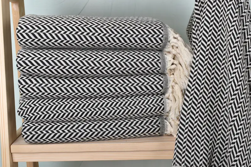 70x40 Cotton Chevron Towel, Gift For Him, Best Wedding Gift, Home Decor Towel, Custom Wedding Gift, Custom Gift, Summer Towel, Bulk Order Towel - 1