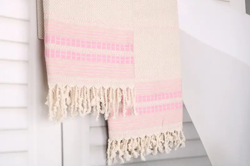 Sand-resistant towel, Wedding Gift Ideas, Bath towel, Fringed Turkish peshtemal beach towel USA, 68x40 Linen Striped Towel, Bridesmaid Gifts - 8