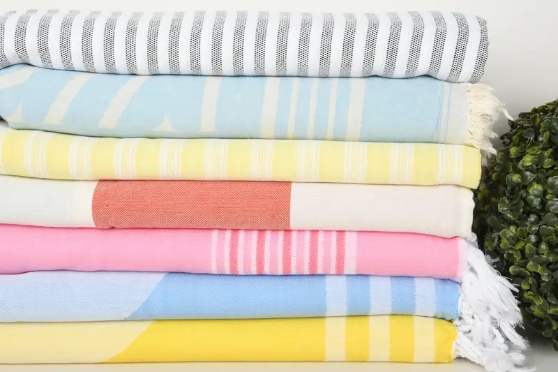 Bulk Order Towel, Turkish Towel Beach, Best Friend Gift, Home Decor Towel, Turkish bath towel for spa, Bridesmaid Gifts, 70x40 Cotton Set of 8 Towel - 3