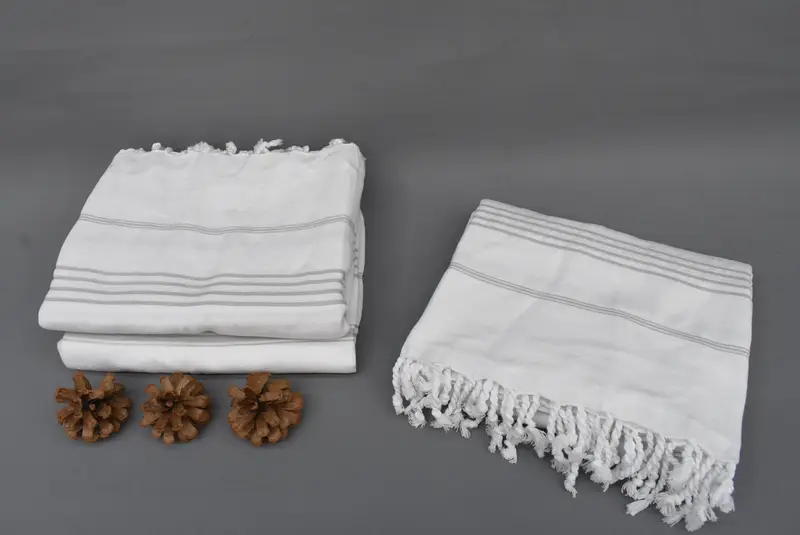 70x40 pamuklu çizgili havlu, monogramlı plaj havlusu, bekarlığa veda eti, özel havlu, plaj havlu hediyesi, antibakteriyel Türk Peshtemal havlu - 7