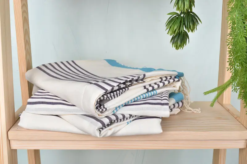 Turkish beach towel, 70x40 Cotton Striped Towel, Turkish Bath Towel Set, Beach Towel Gift, Turkish Bath Towel USA, Gift For Him, Personalize Gift - 7