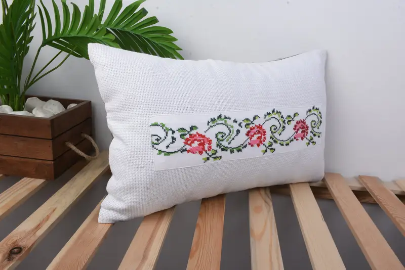 Kilim Cushion Sham, Ethnical Kilim Rug Pillow, Outdoor Throw Cushion Cover, Vintage Kilim Pillow, 12x20 Red Cushion Case, Pillow Case - 4