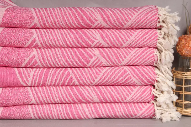 Housewarming Gift, Peshtemal, 68x40 Cotton Striped Design Towel, Friends Beach Towel, Quick-dry towel, Bachelor Bachelorette Party Favors - 3