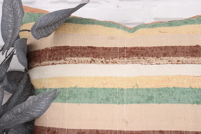 Cushion Case, Office Chair Pillow Cover, 20x20 Beige Pillow Case, Vintage Pillow, Living Room Throw Cushion Case, Gift Pillow, Kilim Cushion Sham - 2