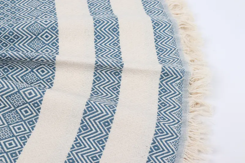 Christmas Favors, Turkish Towel USA, Thin and lightweight Turkish peshtemal, Wedding Gift, 70x40 Cotton Diamond Towel, Holiday Towel, Summer Gift - 8