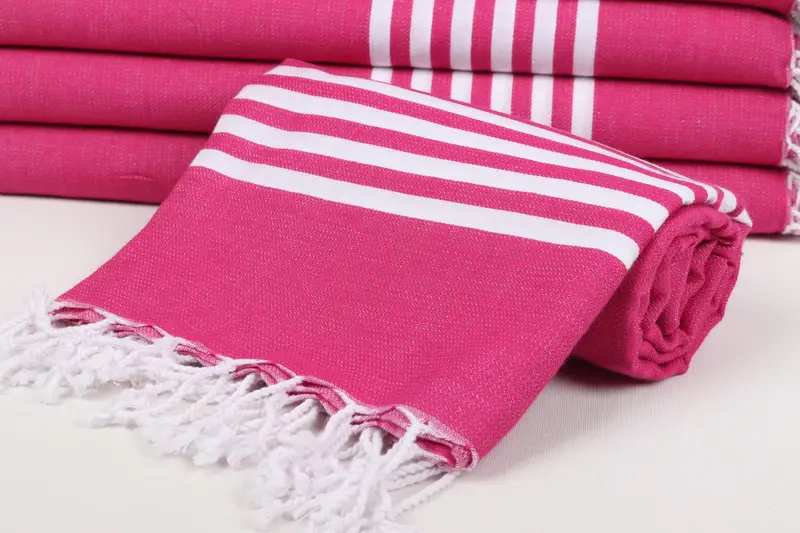 Personalized Wedding Gift, Monogrammed Beach Towel, 70x40 Cotton Striped Towel, Bridal Shower Favors, Home Decor Towel, Oversized Beach Towel - 4
