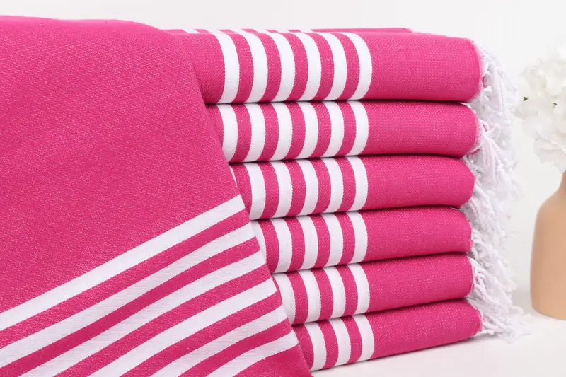 Personalized Wedding Gift, Monogrammed Beach Towel, 70x40 Cotton Striped Towel, Bridal Shower Favors, Home Decor Towel, Oversized Beach Towel - 1