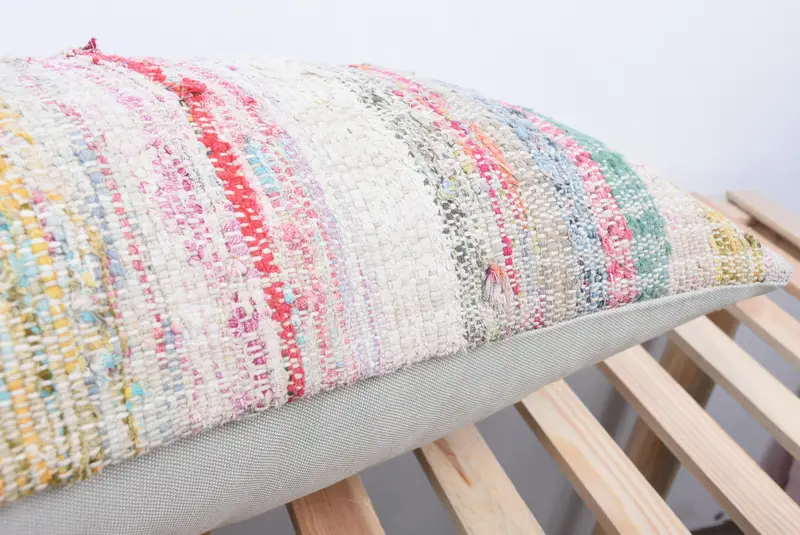 Antique Pillows, Interior Designer Pillow, Handmade Kilim Cushion, Ethnic Throw Cushion Case, 16x48 Green Pillow Case, Pillow Case - 7